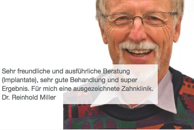 Herr Dr. Reinhold Miller